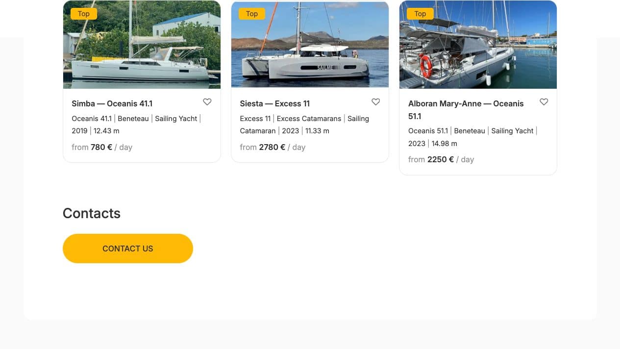CharterBnB Smart Guide staging screenshot