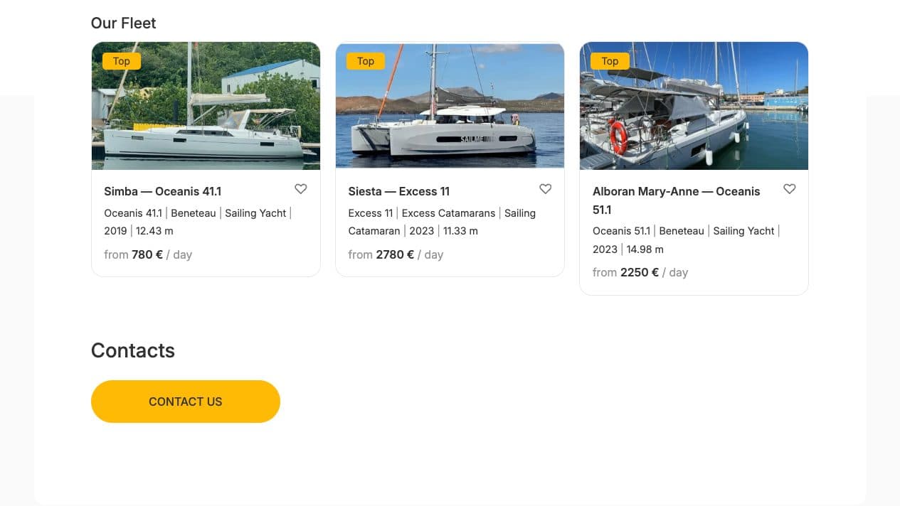 CharterBnB Smart Guide staging screenshot