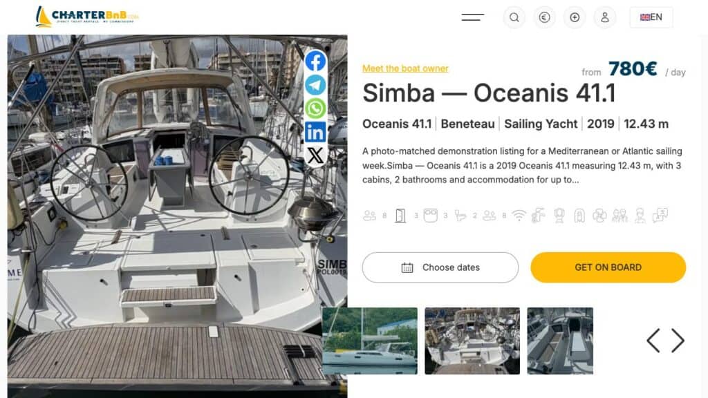 Use the share widget and copy a link