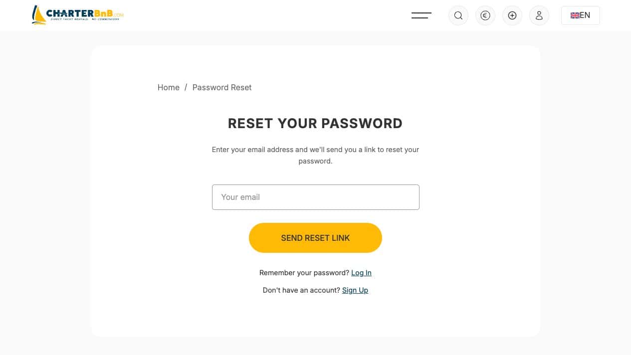 CharterBnB Smart Guide staging screenshot